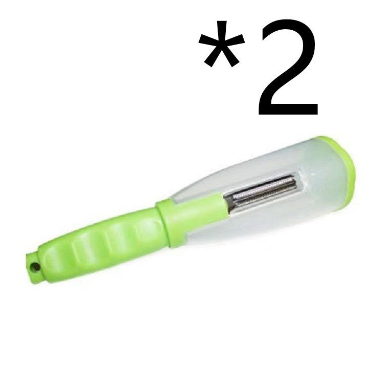 Vegetable Fruit Knife Stainless Steel Storage Type Peeling Knife Peeler Homeeins