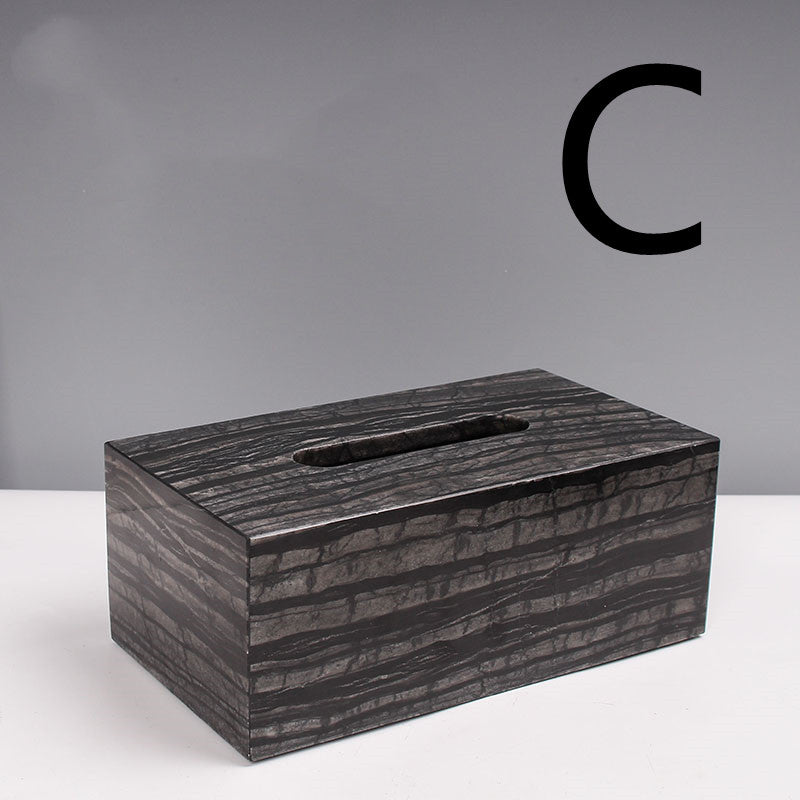 Natürlicher Marmor-Taschentuchbox Homeeins