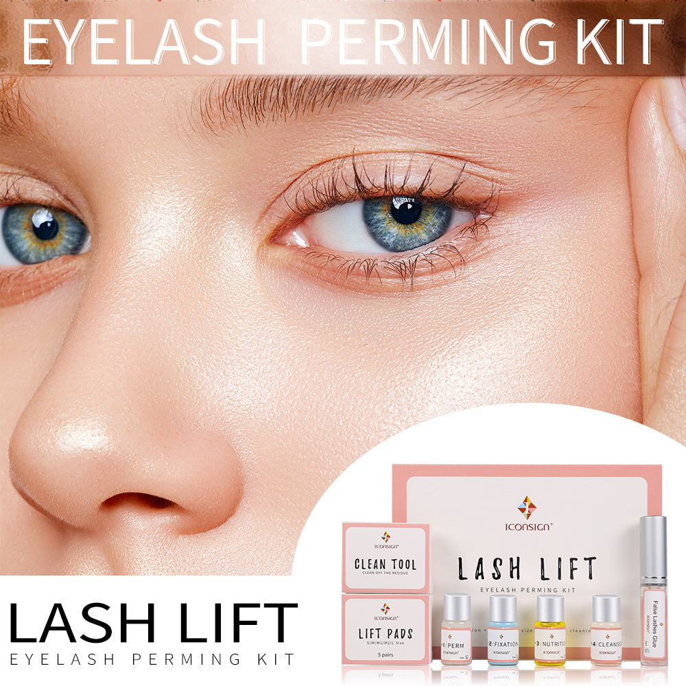 Dropshipping ICONSIGN Lash Lift Kit Lash Lifiting Eyelash Perming Kit Lash Curling Enhancer Eyes Makeup Tools Homeeins