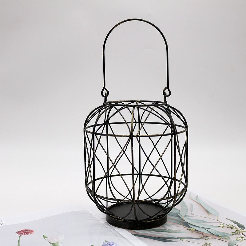 Metal Table Candlestick Home Decoration Modern Romantic Iron Candle Holders Room Decor Homeeins