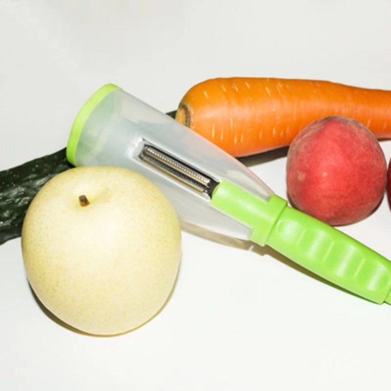 Vegetable Fruit Knife Stainless Steel Storage Type Peeling Knife Peeler Homeeins