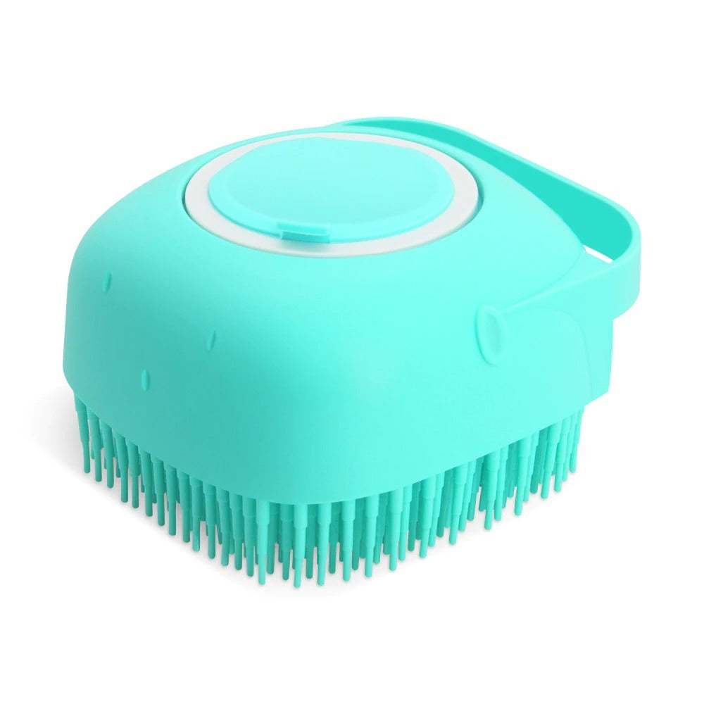 Haustier Shampoo Massage Bürste aus Silikon – perfektes Pflegewerkzeug für Ihre vierbeinigen Freunde und sanfte Reinigung!