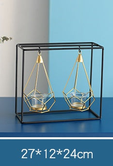 Moderne Candle Holders aus Eisen im skandinavischen Stil, geeignet für Blockkerzen, perfekt für jedes Zuhause.