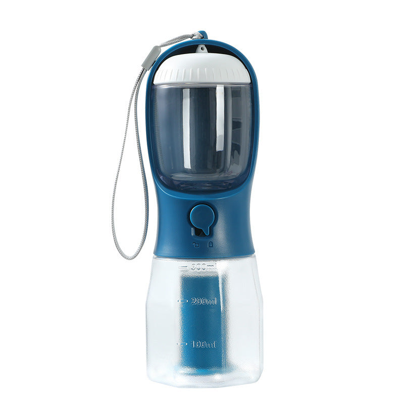 Praktischer Dog Water Cup Drinking Food Garbage Bag drei-in-eins tragbarer multifunktionaler Pet Cups für unterwegs.