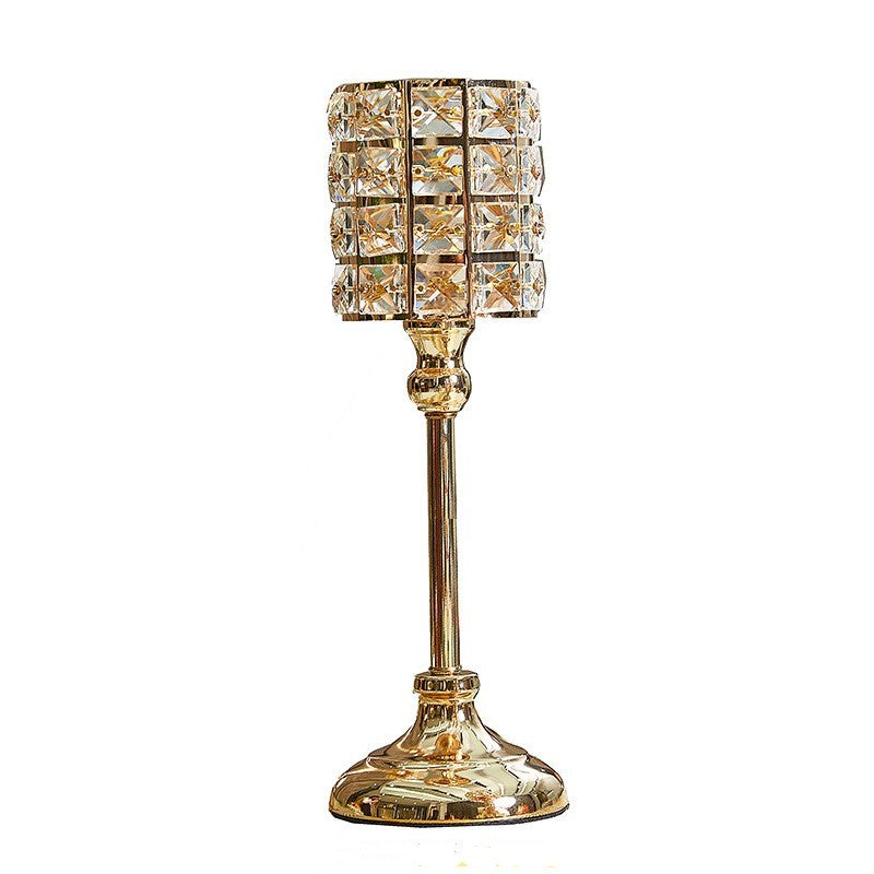 Elegant golden candle holder perfect for a romantic candlelight dinner golden candle candle decoration. Ideal for any setting.