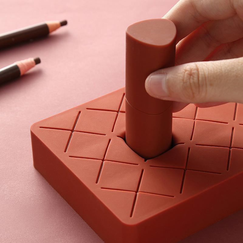 Net red silicone lipstick storage rack Homeeins