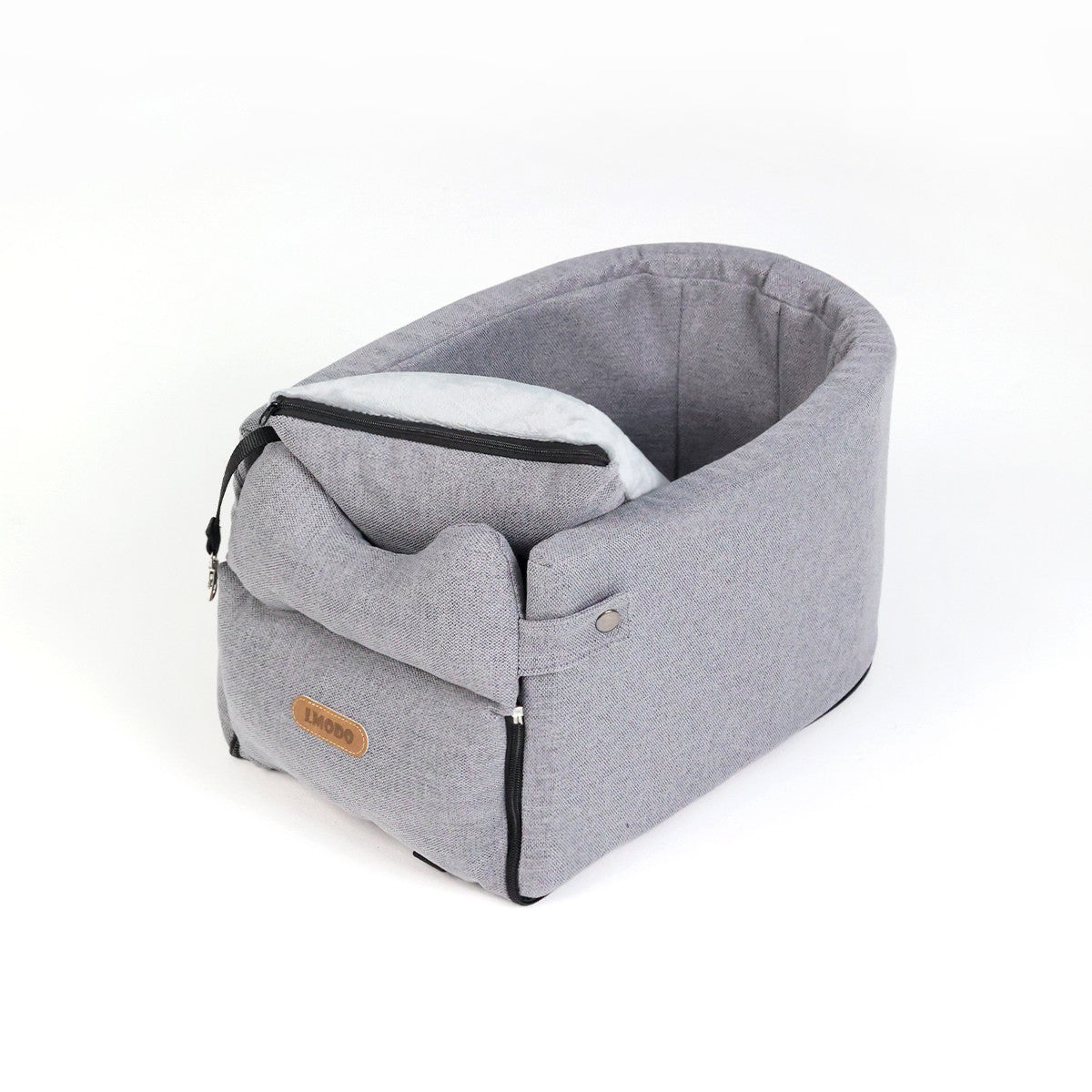Portable Car Central Dog Car Seat Bed ensures safe travel for small dogs and cats with a comfortable design.