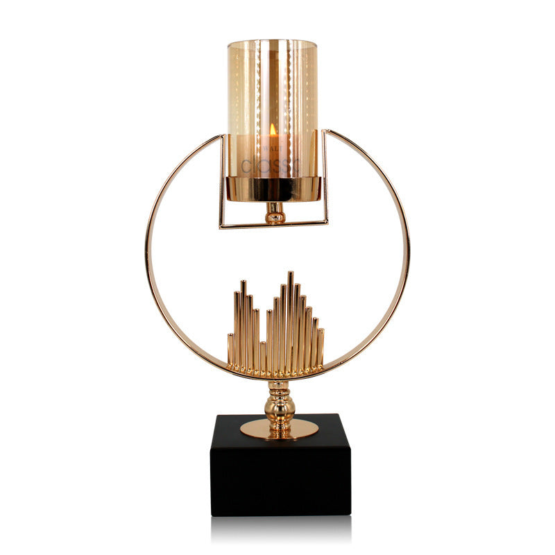 Metal Light Luxury Candle Decoration Nordic Retro Candle Holder Homeeins