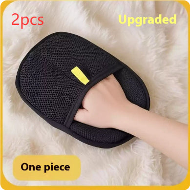 Pet Hair Remover Mitt Pet Hair Remover Gloves Deshedding Brush Glove For Dog Cat Rabbit With Long Short Curly Hair Homeeins