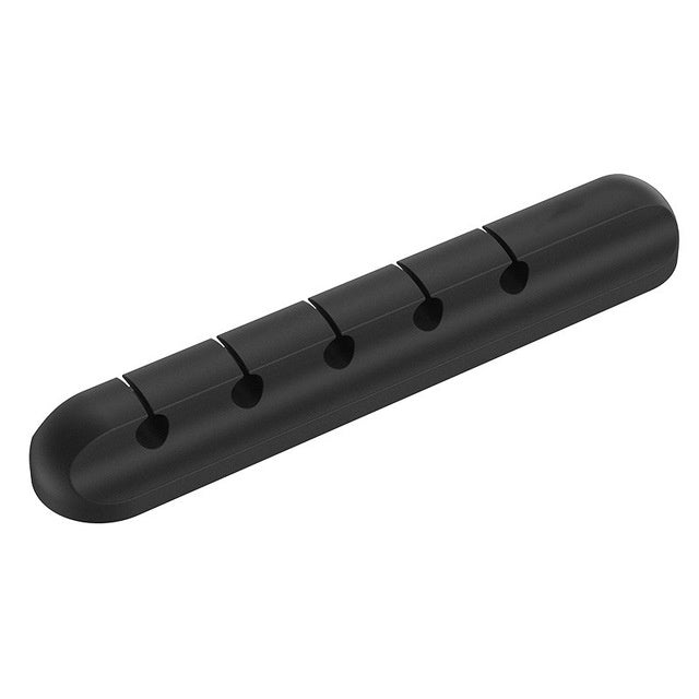 Silicone USB Cable Winder Desktop Cable Organizer Management Multipurpose Clips Cables Protector For Wired Headphones Homeeins
