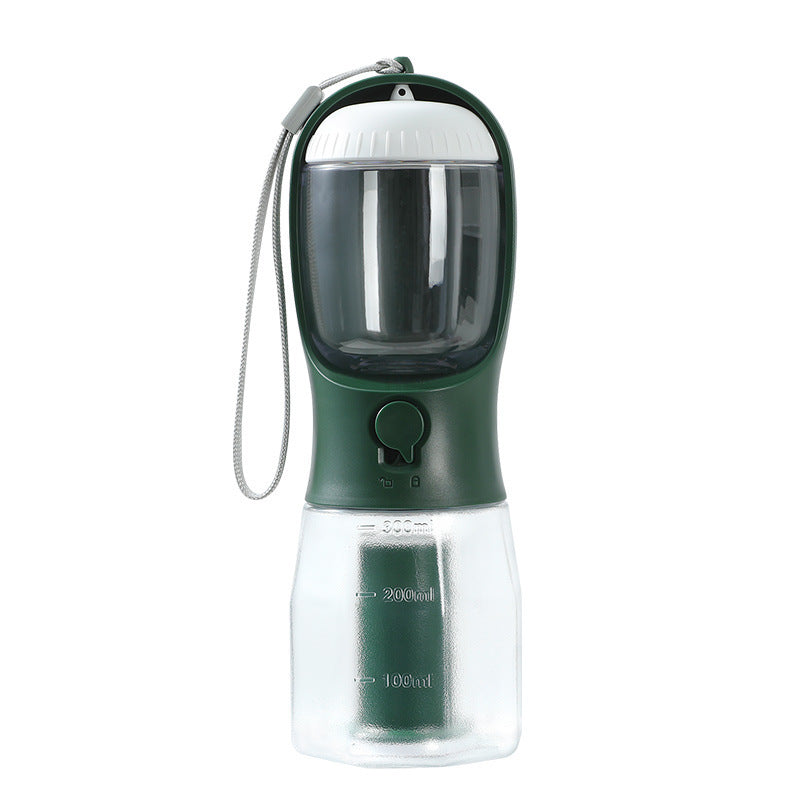Praktische Hundewasser-Tasse: Trink-, Futter- und Müllbeutel in einem, ideal für unterwegs. Dog Water Cup Drinking Food Garbage Bag Three-in-one Portable Small Multi-functional Pet Cups Pets Supplies.