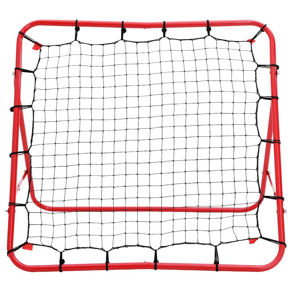 Kickback Net Goal – 4-fach verstellbarer Fußball Rebounder, Stabiler Stahlrahmen, Faltbar & Transportabel, Perfekt für Training und Skill-Verbesserung!