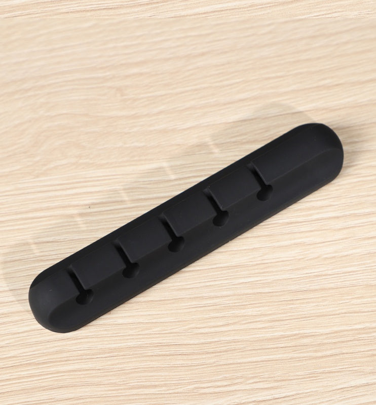 Silicone USB Cable Winder Desktop Cable Organizer Management Multipurpose Clips Cables Protector For Wired Headphones Homeeins