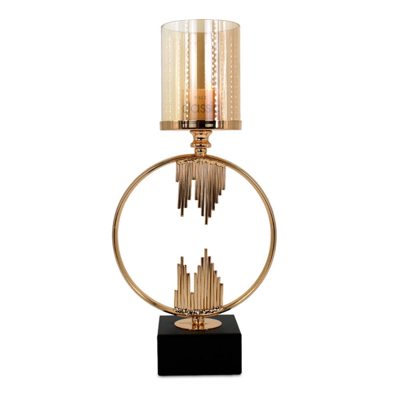 Metal Light Luxury Candle Decoration Nordic Retro Candle Holder Homeeins