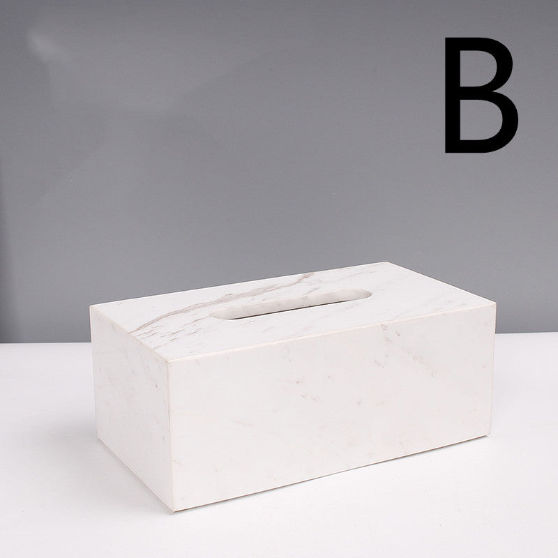 Natürlicher Marmor-Taschentuchbox Homeeins