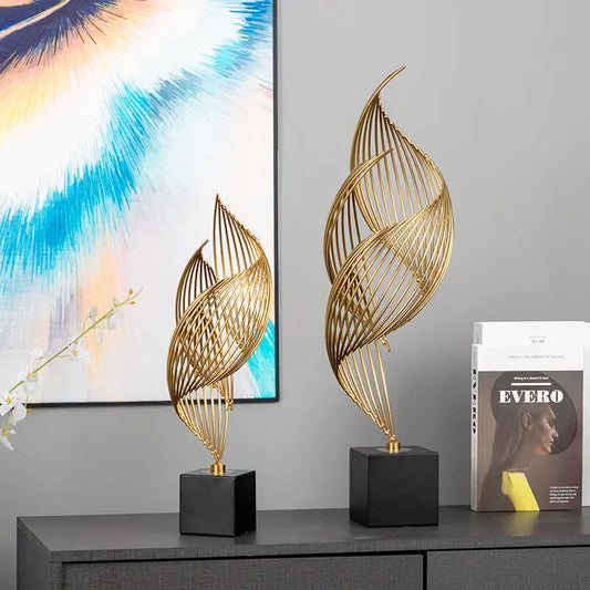 Handgemachte Goldene Eleganz: Luxuriöse Ästhetik Homeeins