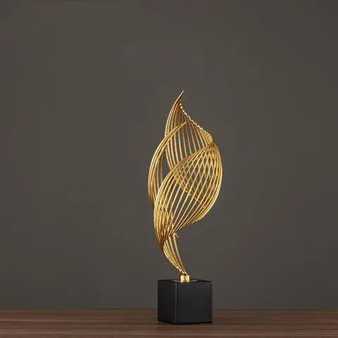 Handgemachte Goldene Eleganz: Luxuriöse Ästhetik Homeeins