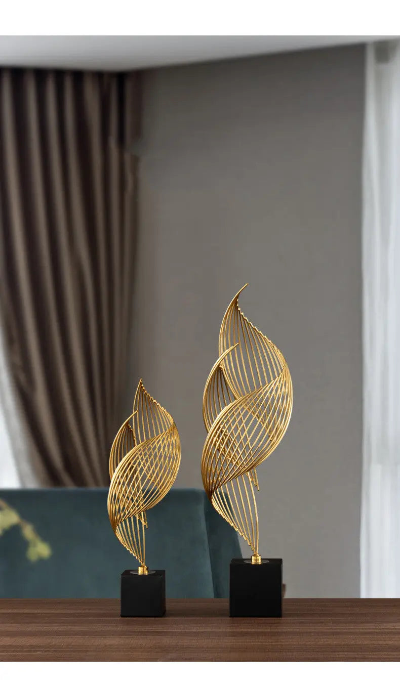 Handgemachte Goldene Eleganz: Luxuriöse Ästhetik Homeeins