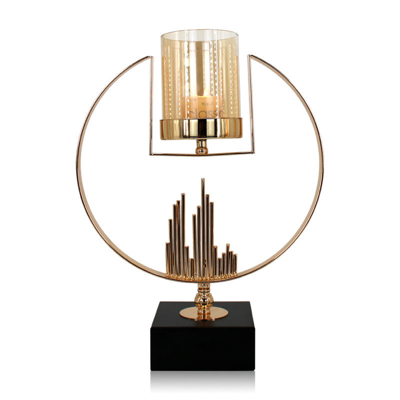 Metal Light Luxury Candle Decoration Nordic Retro Candle Holder Homeeins