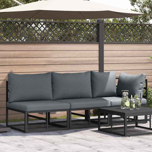 Modernes Outdoor-Loungemöbel aus Aluminium – Wetterfestes Design-Set für Garten, Terrasse & Balkon