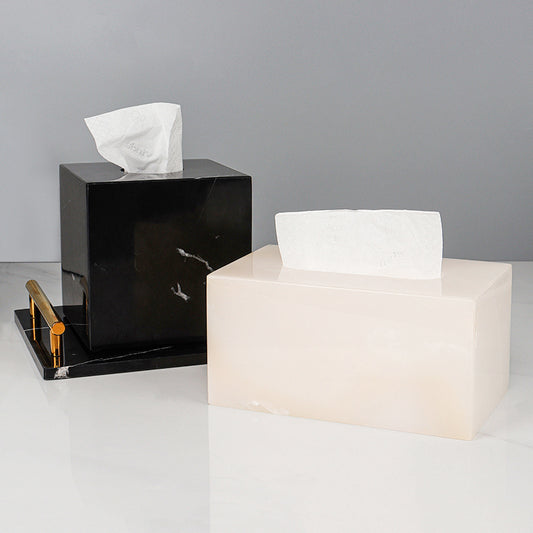 Natürlicher Marmor-Taschentuchbox Homeeins