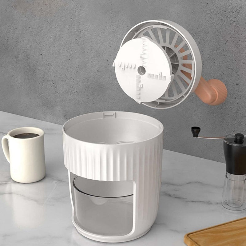 Hand-cranked Ice Shaving Machine Small Household Ice Crusher Hand-cranked Smoothie Machine Hail Ice Machine Kitchen Gadgets Homeeins
