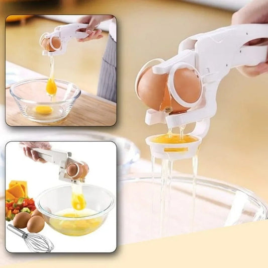 Egg Shell Cracker Handheld Plastic Egg Breaker Egg Opener Creative Egg Separator Tool Kitchen Gadgets Homeeins