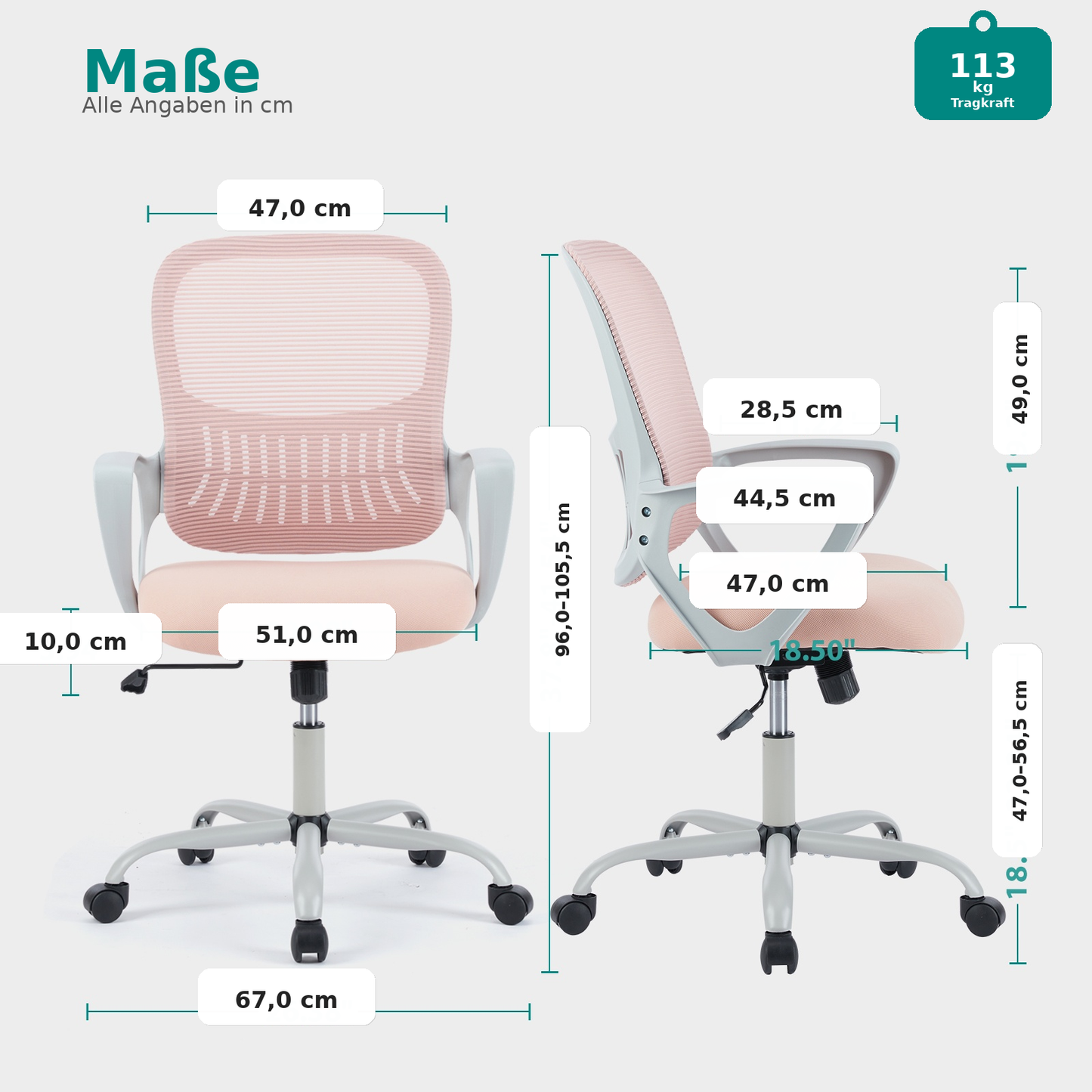 Arbeiten ohne Rückenschmerzen – Ergonomischer Hochstuhl mit Fußstütze & 360° Drehung Mein Shop
