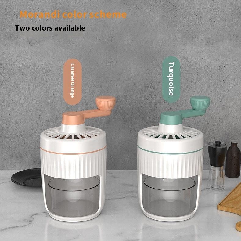 Hand-cranked Ice Shaving Machine Small Household Ice Crusher Hand-cranked Smoothie Machine Hail Ice Machine Kitchen Gadgets Homeeins