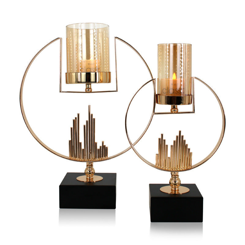 Metal Light Luxury Candle Decoration Nordic Retro Candle Holder Homeeins
