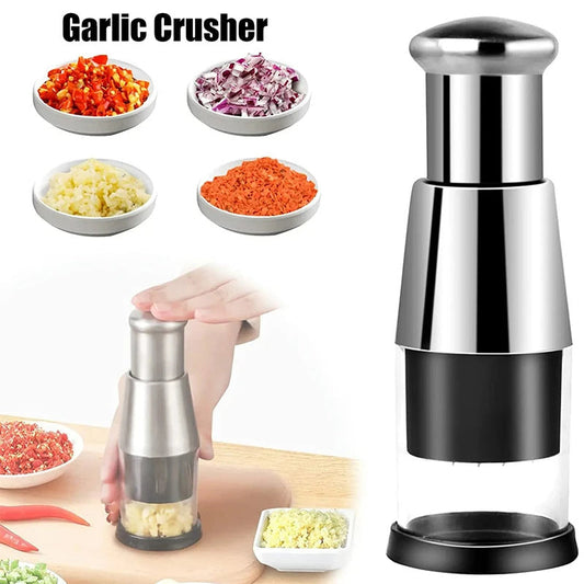 Garlic Crusher Onion Chopper Multipeler Vegetables Chopper Manual Garlic Press Machine Garlic Squeezer Kitchen Gadget Homeeins