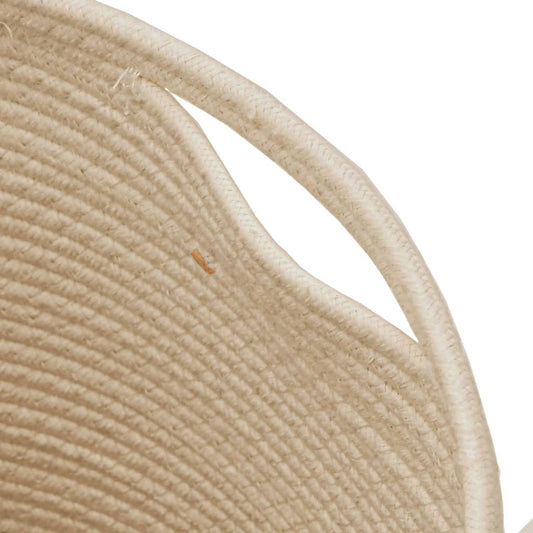 Großer Aufbewahrungskorb mit Deckel – Stilvolle Ordnung für Wäsche, Decken & Spielzeug (Ø 37 cm)