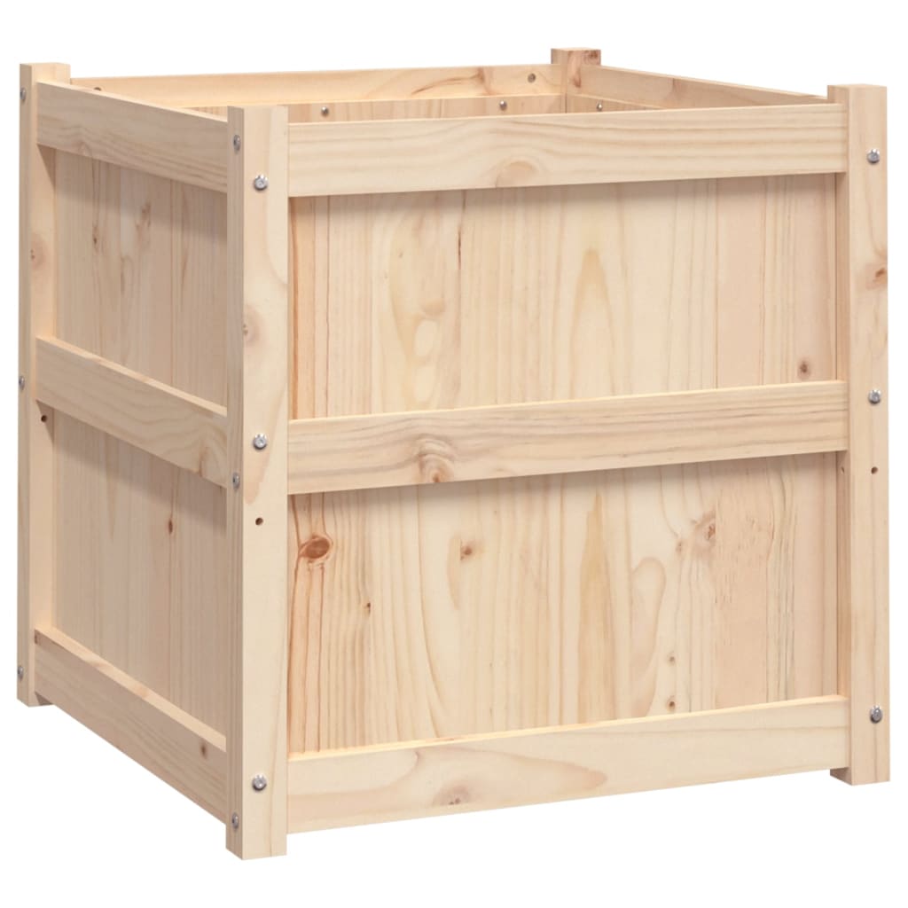 🌲 PINE CUBE PLANTER – Massiver Holz-Pflanzkasten für Garten, Balkon & Terrasse