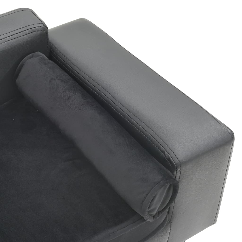 Luxus Haustier-Sofa aus Kunstleder – Waschbares Kuschelkissen, rutschfest & extra bequem