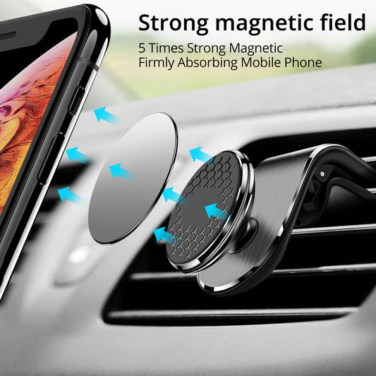 Magnetic Car Phone Holder Air Vent Magnet Mount Smartphone Phone Holder Car Rotation Bracket Homeeins