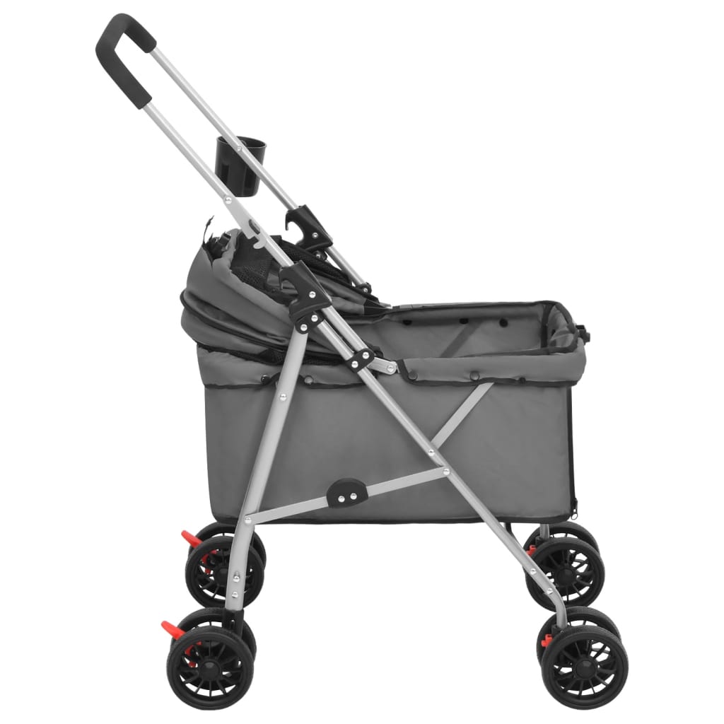 Hunde-Buggy faltbar – Komfortabler Tierwagen für Hunde & Katzen, leicht & sicher (bis 15 kg)