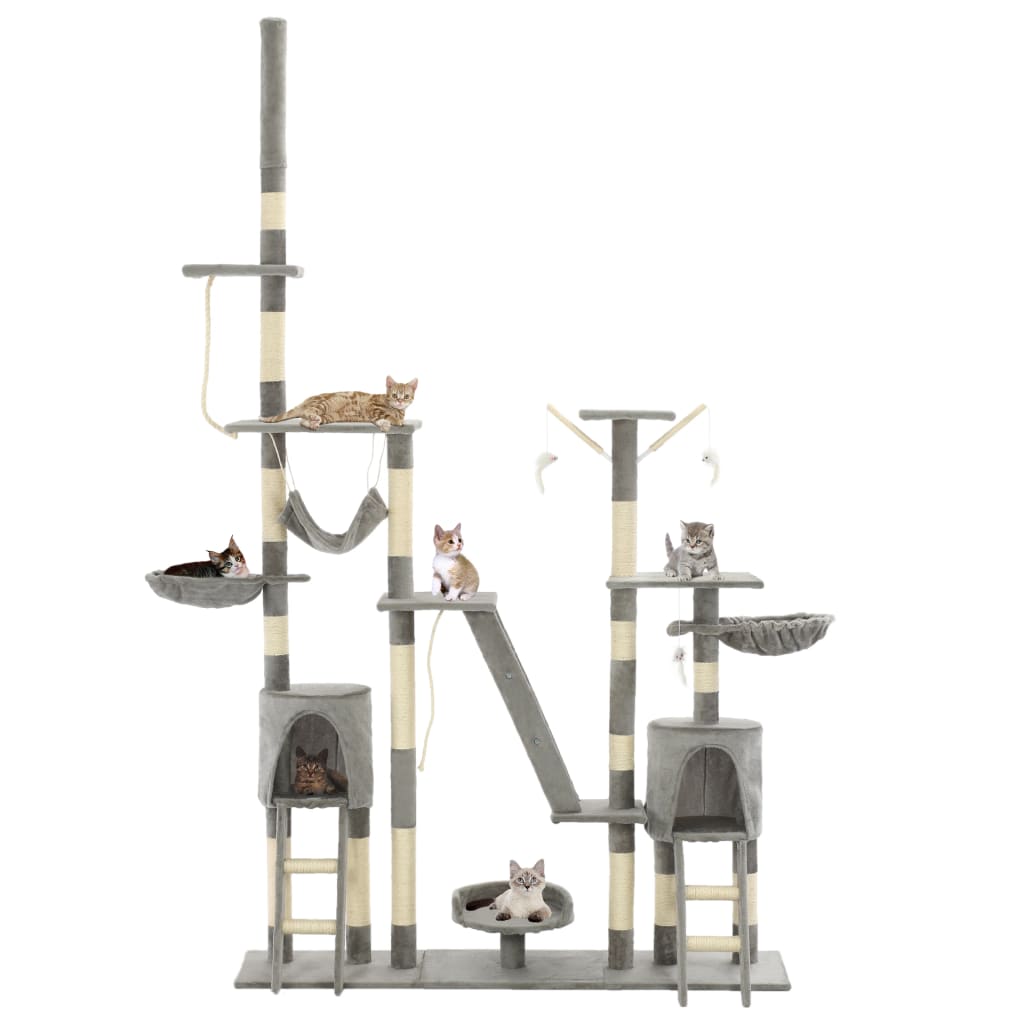 Cat Tree with Sisal Scratching Posts 230 - 250 cm Homeeins