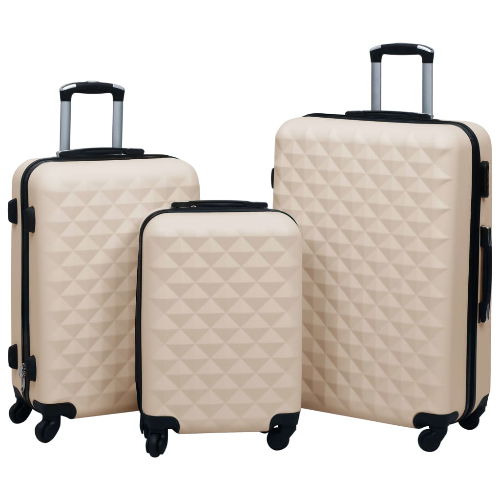 3-teiliges Hartschalen-Kofferset – Leicht, Robust & 360° Rollen, Perfekt für Reisen, Business & Urlaub