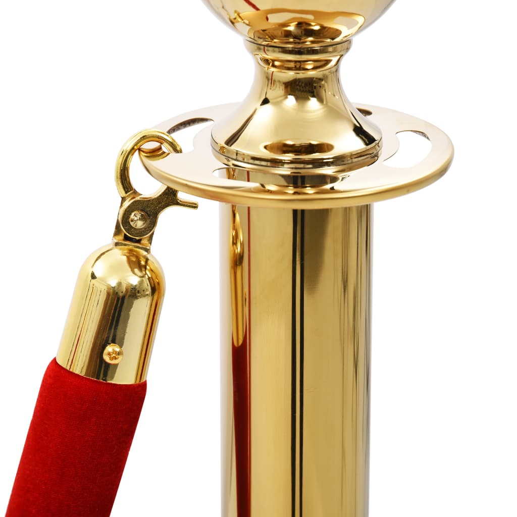 VIP Barrier Stand 3-piece Stainless Steel Golden   VIP Homeeins
