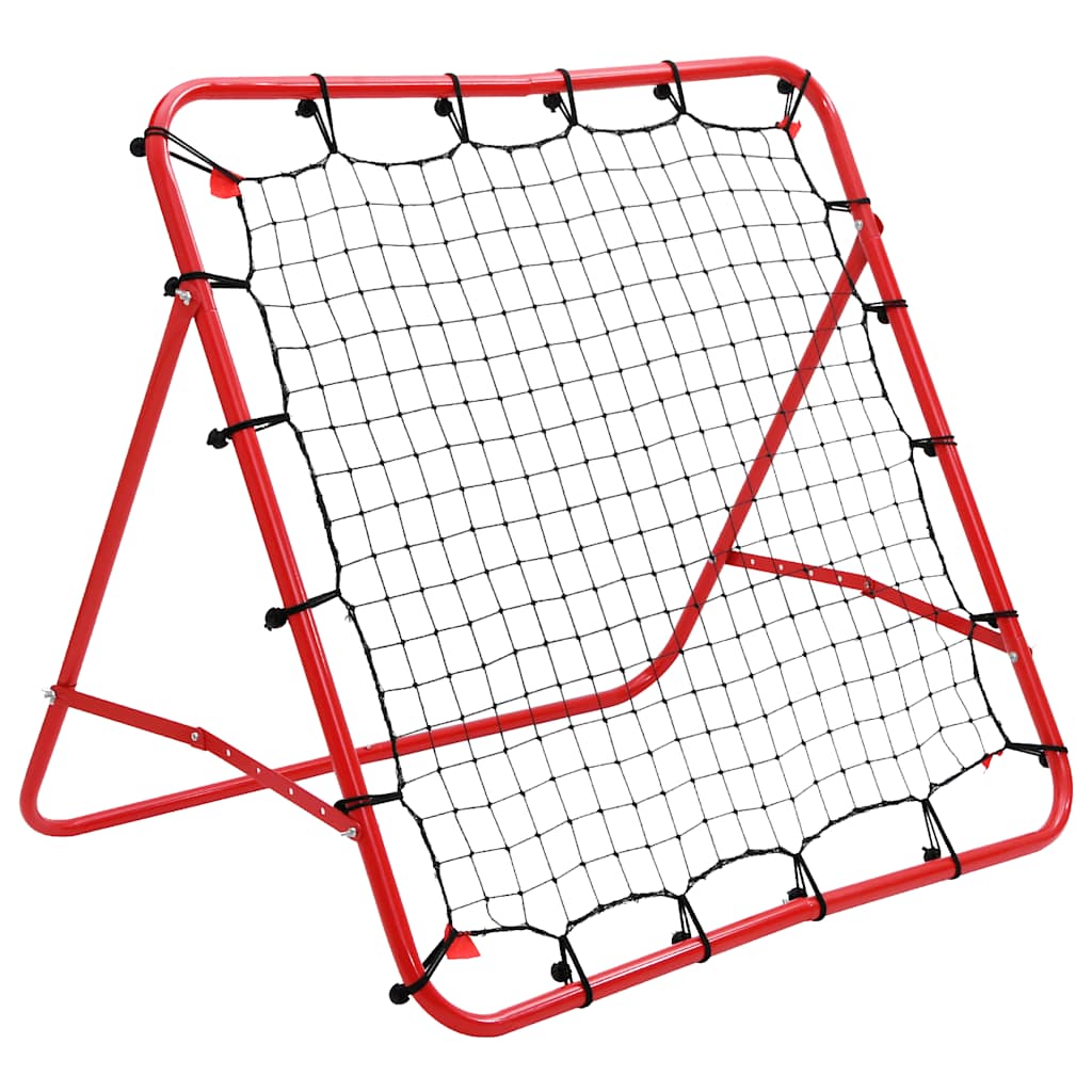 Kickback Net Goal – 4-fach verstellbarer Fußball Rebounder, Stabiler Stahlrahmen, Faltbar & Transportabel, Perfekt für Training und Skill-Verbesserung!
