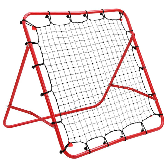 Kickback Net Goal – 4-fach verstellbarer Fußball Rebounder, Stabiler Stahlrahmen, Faltbar & Transportabel, Perfekt für Training und Skill-Verbesserung!