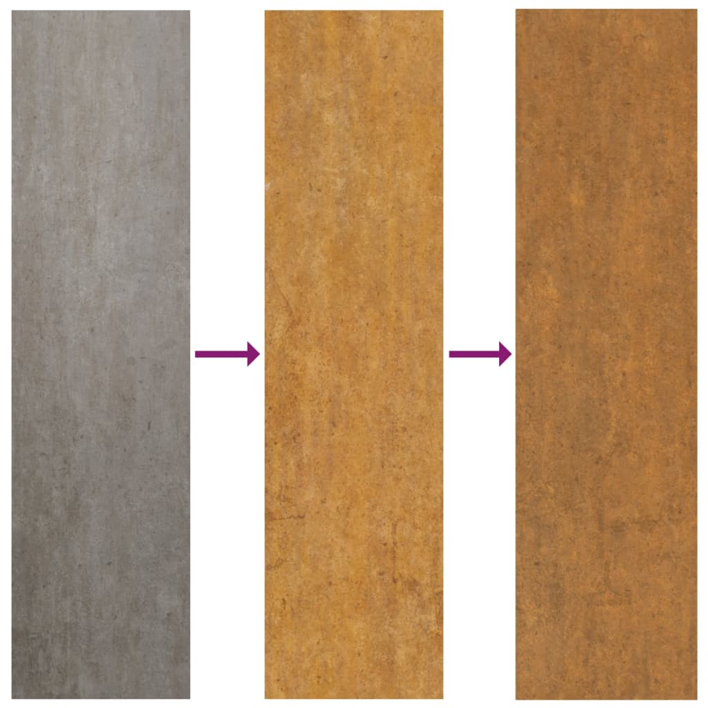 🪴 CORTEN DESIGN PLANTER – Edler Pflanzkübel aus wetterfestem Cortenstahl