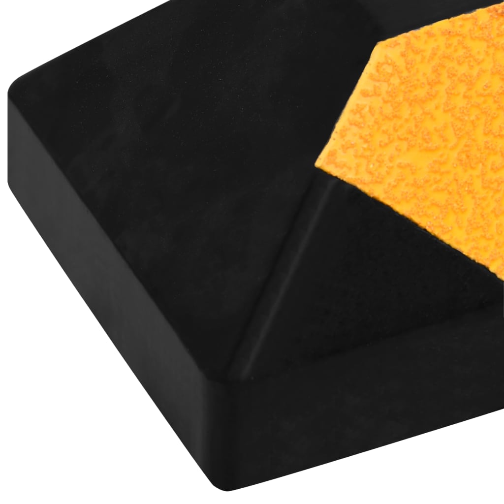 Reflective Parking Blocks, 2 pcs., 56x15x10 cm, Rubber Homeeins