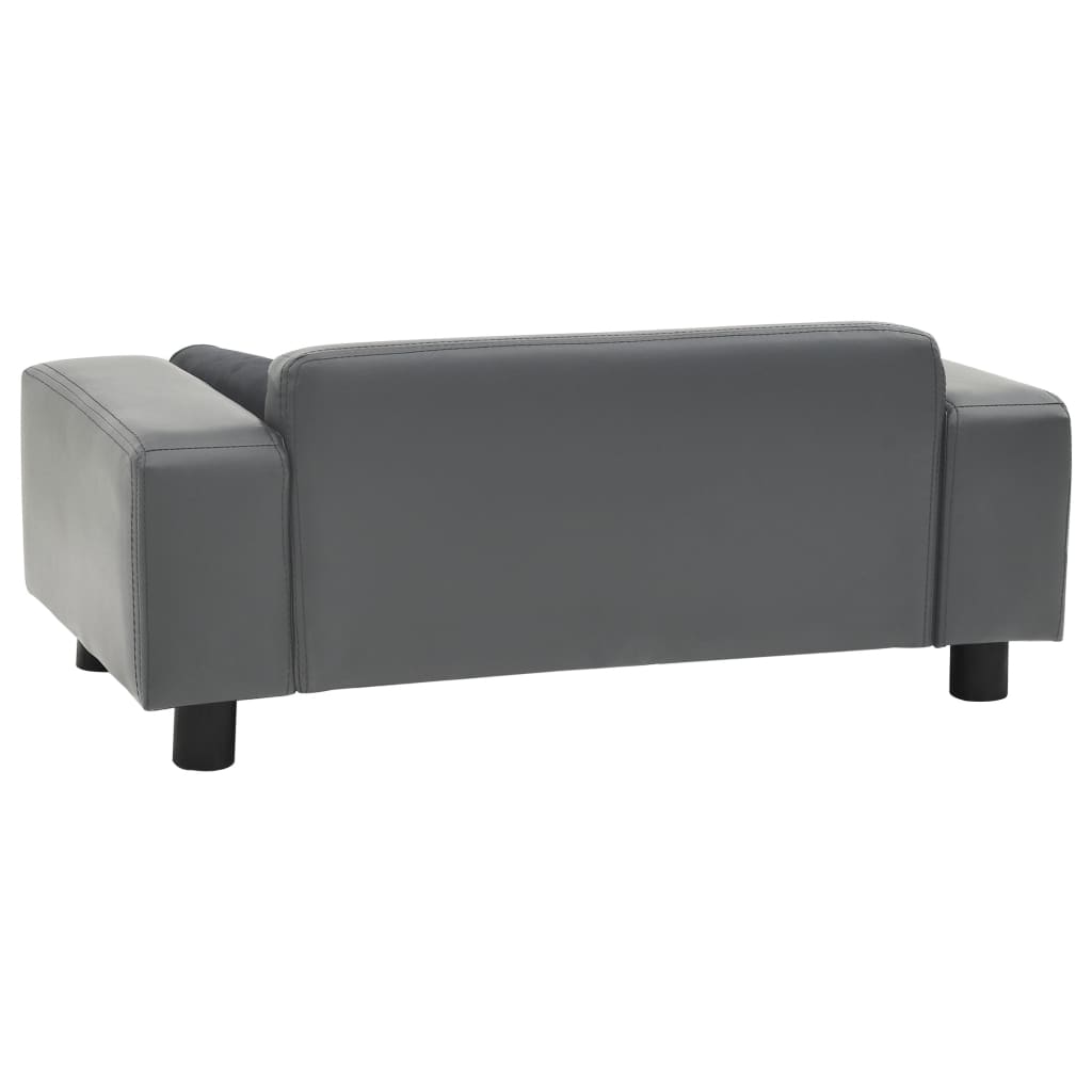 Luxus Haustier-Sofa aus Kunstleder – Waschbares Kuschelkissen, rutschfest & extra bequem