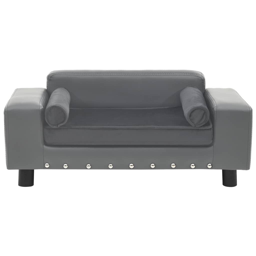 Luxus Haustier-Sofa aus Kunstleder – Waschbares Kuschelkissen, rutschfest & extra bequem