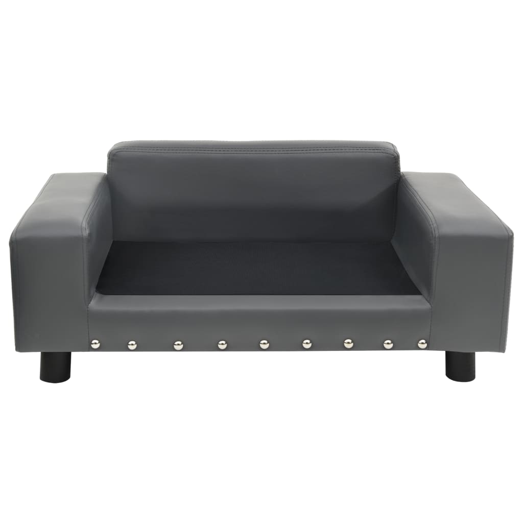 Luxus Haustier-Sofa aus Kunstleder – Waschbares Kuschelkissen, rutschfest & extra bequem