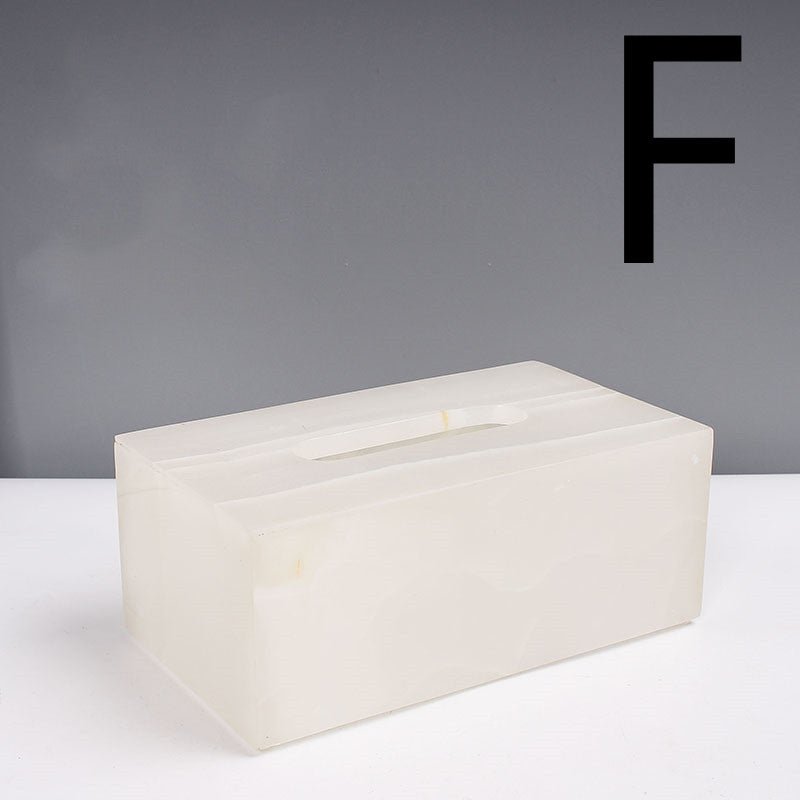 Natürlicher Marmor-Taschentuchbox Homeeins