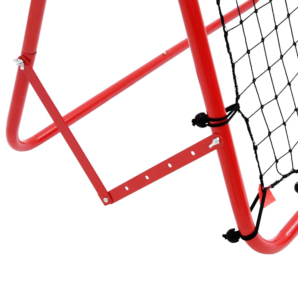 Kickback Net Goal – 4-fach verstellbarer Fußball Rebounder, Stabiler Stahlrahmen, Faltbar & Transportabel, Perfekt für Training und Skill-Verbesserung!