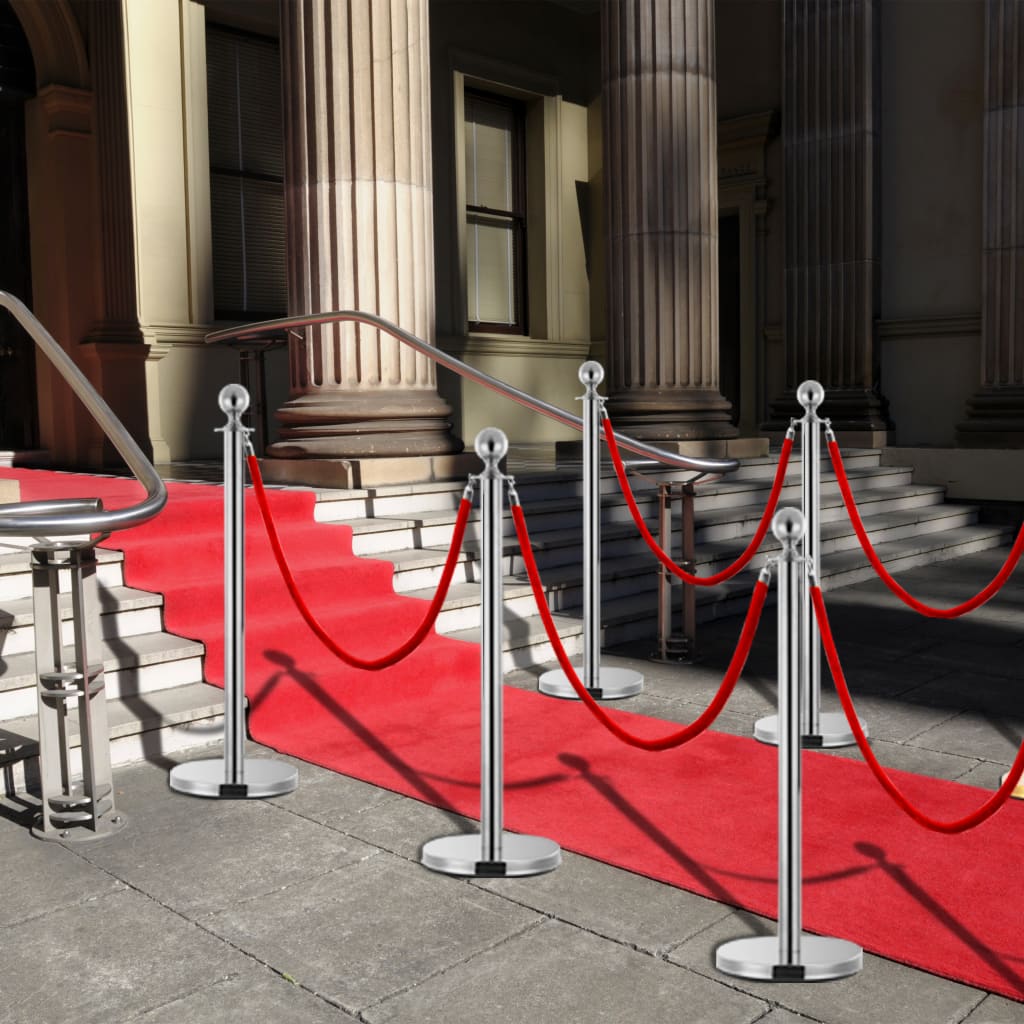 VIP Barrier Stand 3-piece Stainless Steel Golden   VIP Homeeins