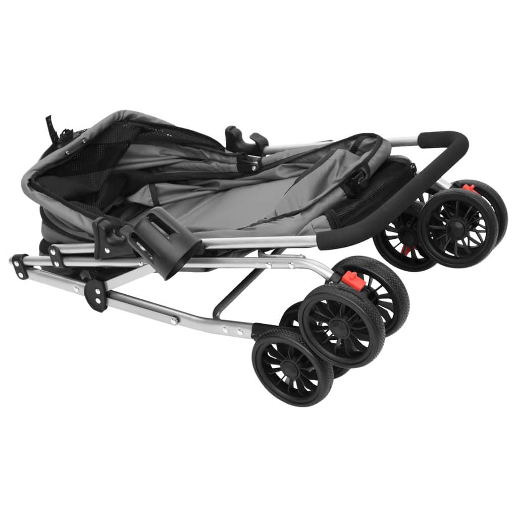 Hunde-Buggy faltbar – Komfortabler Tierwagen für Hunde & Katzen, leicht & sicher (bis 15 kg)